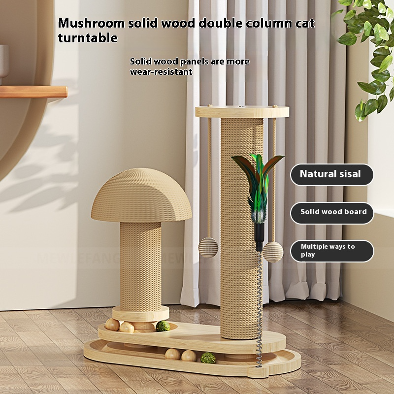 TimberPaw Wooden Cat Scratching Set product detail 3