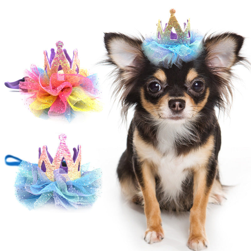 PartyPaws Lace Crown Hat by NESTVALOR
