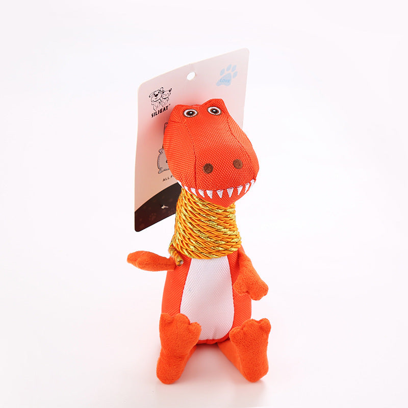 Squeaky Plush Dinosaur Toy