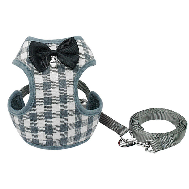 BowTie Check Harness & Leash Set product detail 5