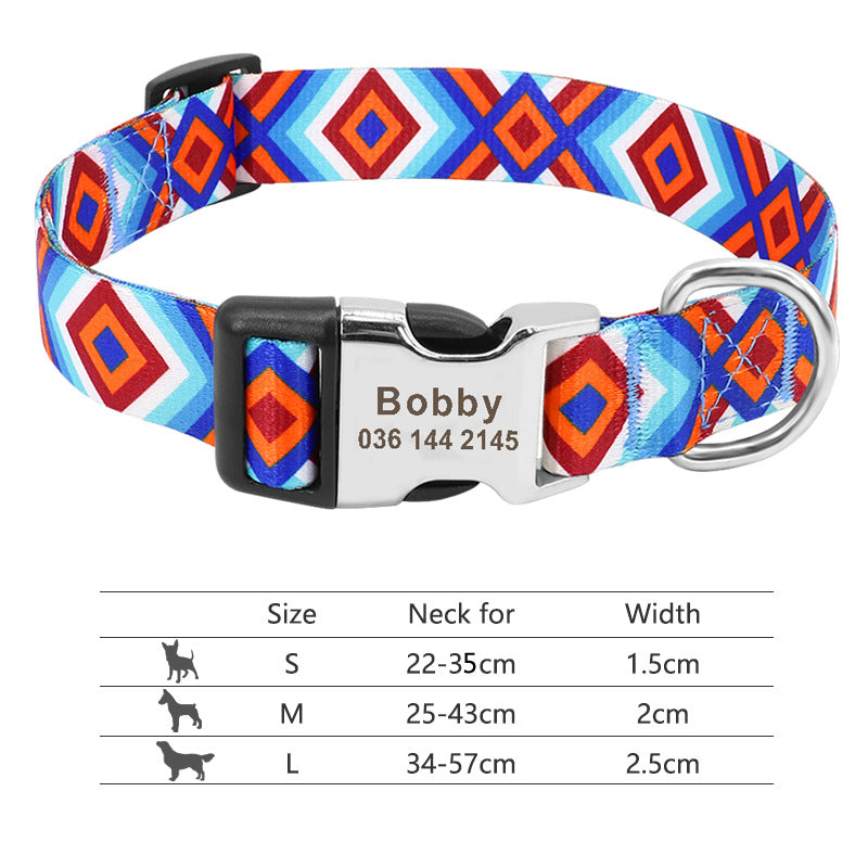 Classic Adjustable Nylon Pet Collar product detail 2