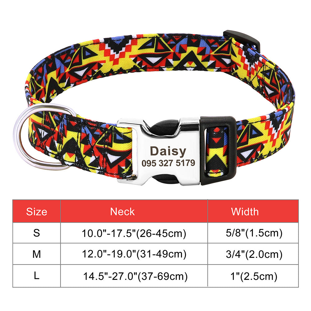 Classic Adjustable Nylon Pet Collar product detail 8