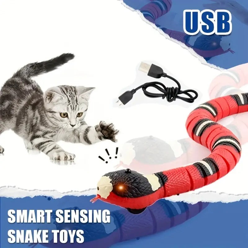 Rechargeable Wiggle Snake Cat Toy