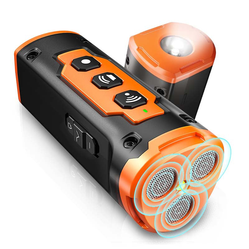 Ultrasonic Bark Deterrent with Flashlight