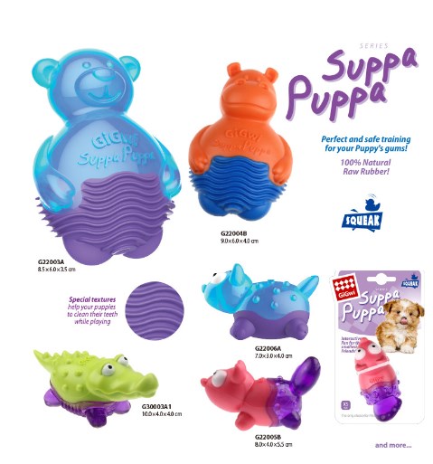 Squeaky Plush Puppy Toys
