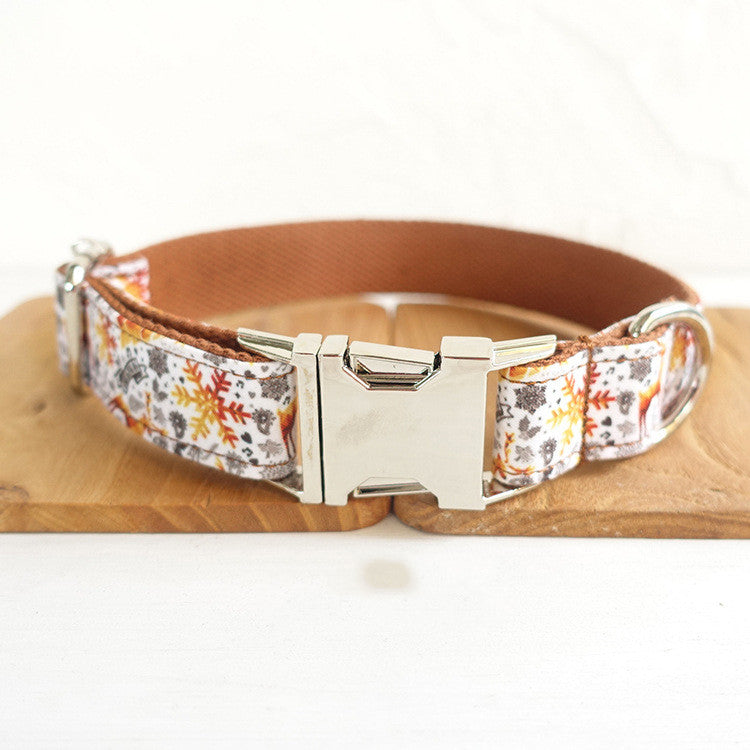 Golden Christmas Dog Collar product detail 3