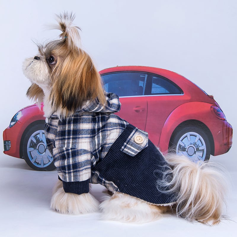 Plush Fleece Coat for Small Dogs