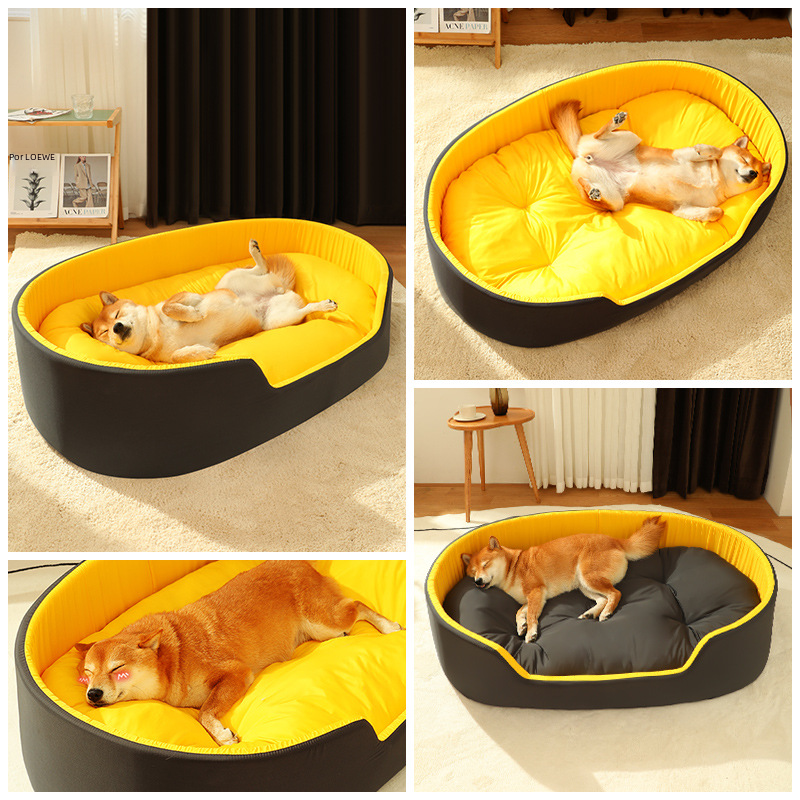 Washable Round Pet Bed
