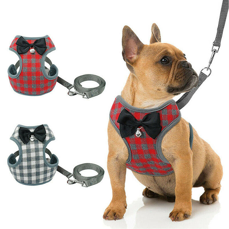 BowTie Check Harness & Leash Set product detail 11
