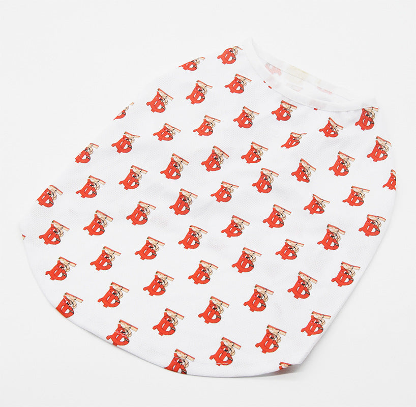 Summer Print Dog Tank Top