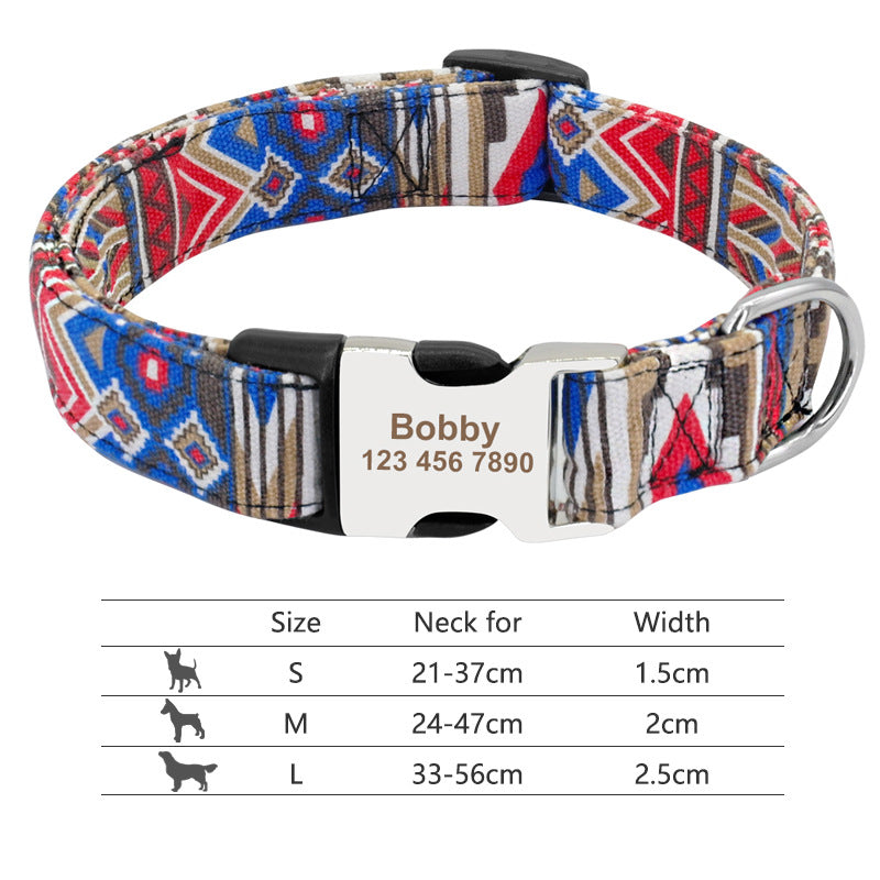 Classic Adjustable Nylon Pet Collar product detail 3