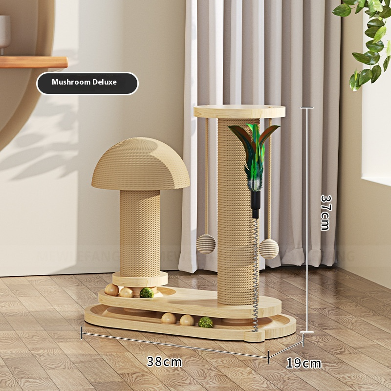 TimberPaw Wooden Cat Scratching Set product detail 2