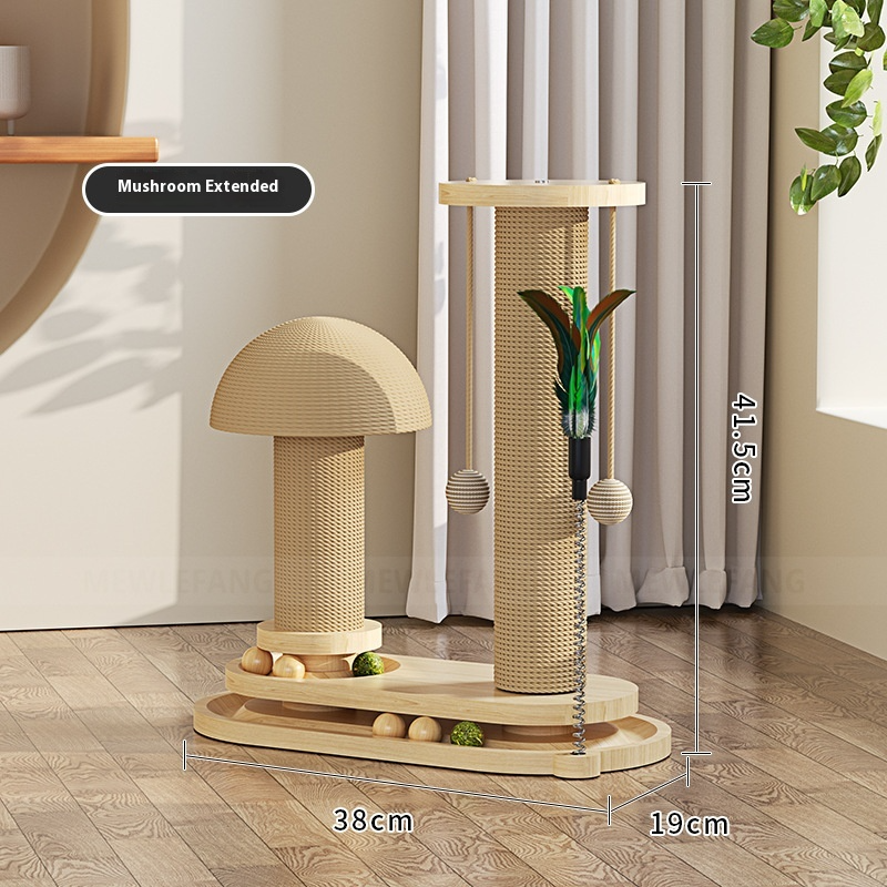 TimberPaw Wooden Cat Scratching Set product detail 5