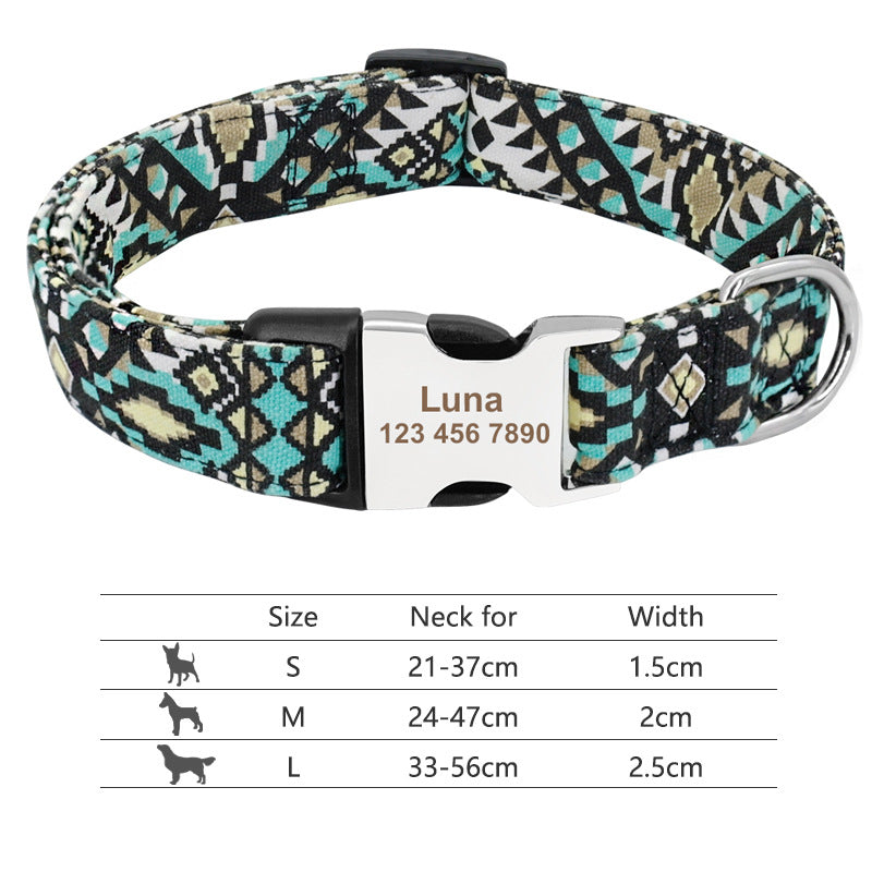 Classic Adjustable Nylon Pet Collar product detail 12