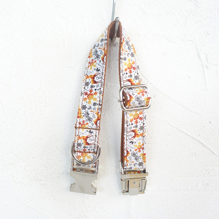 Golden Christmas Dog Collar product detail 4