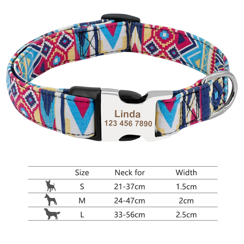Classic Adjustable Nylon Pet Collar product detail 6