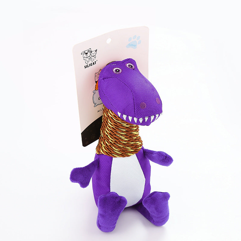 Squeaky Plush Dinosaur Toy