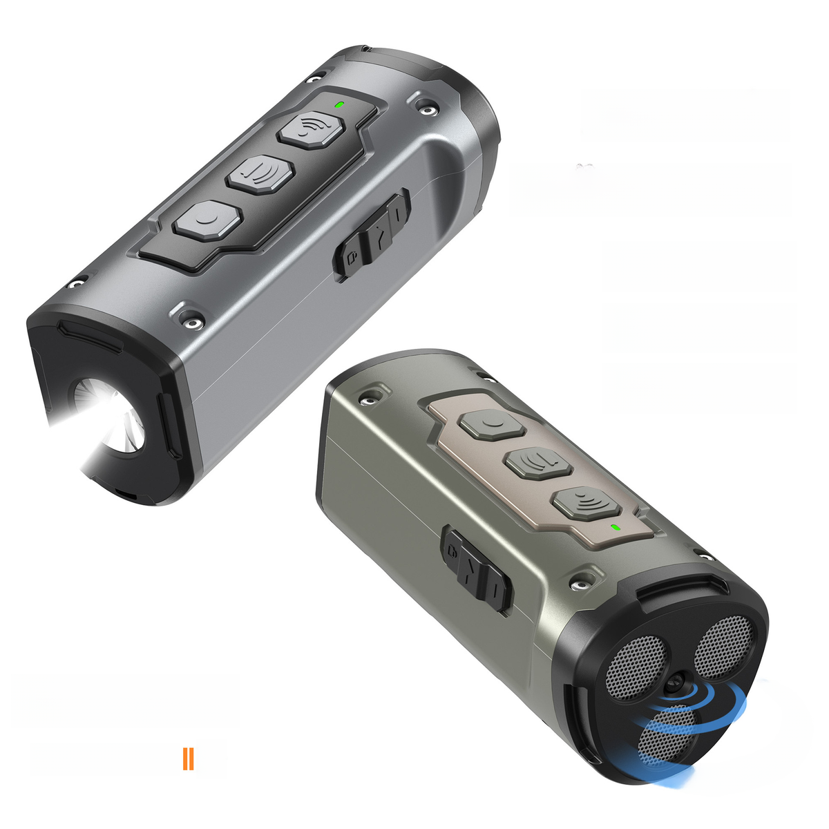 Ultrasonic Bark Deterrent with Flashlight