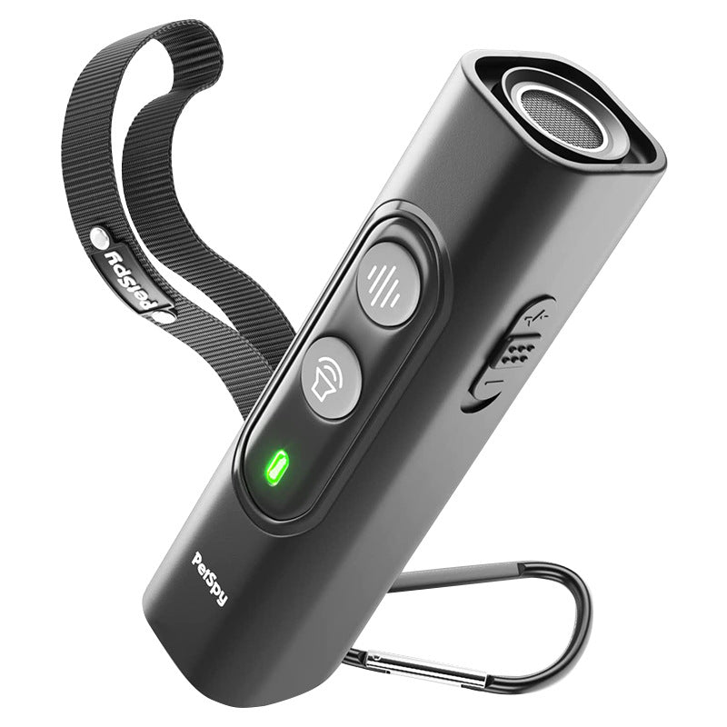 Ultrasonic Bark Deterrent with Flashlight