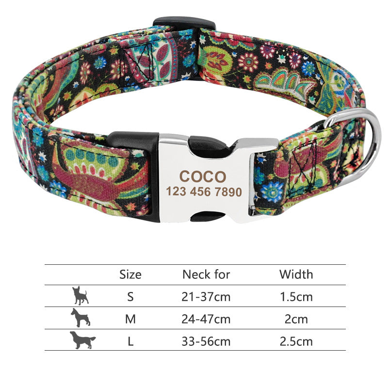 Classic Adjustable Nylon Pet Collar product detail 10