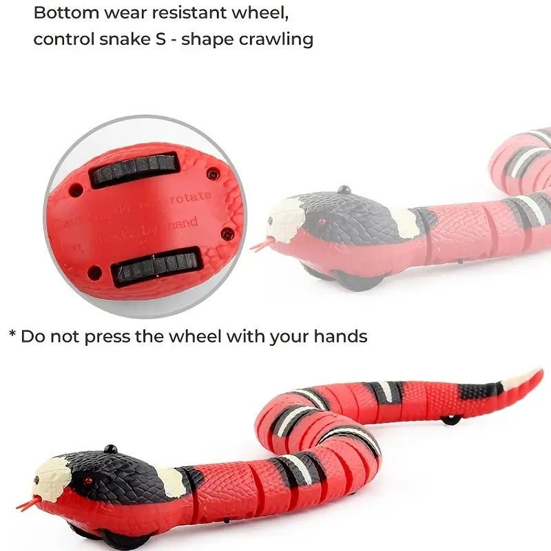 Rechargeable Wiggle Snake Cat Toy