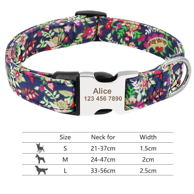 Classic Adjustable Nylon Pet Collar product detail 9