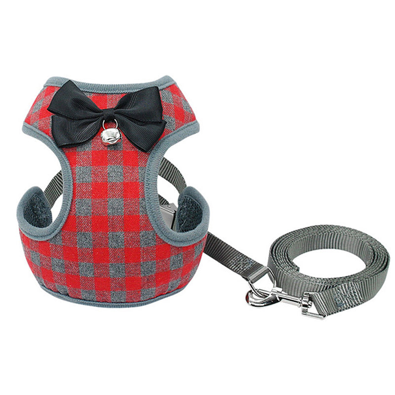 BowTie Check Harness & Leash Set product detail 8