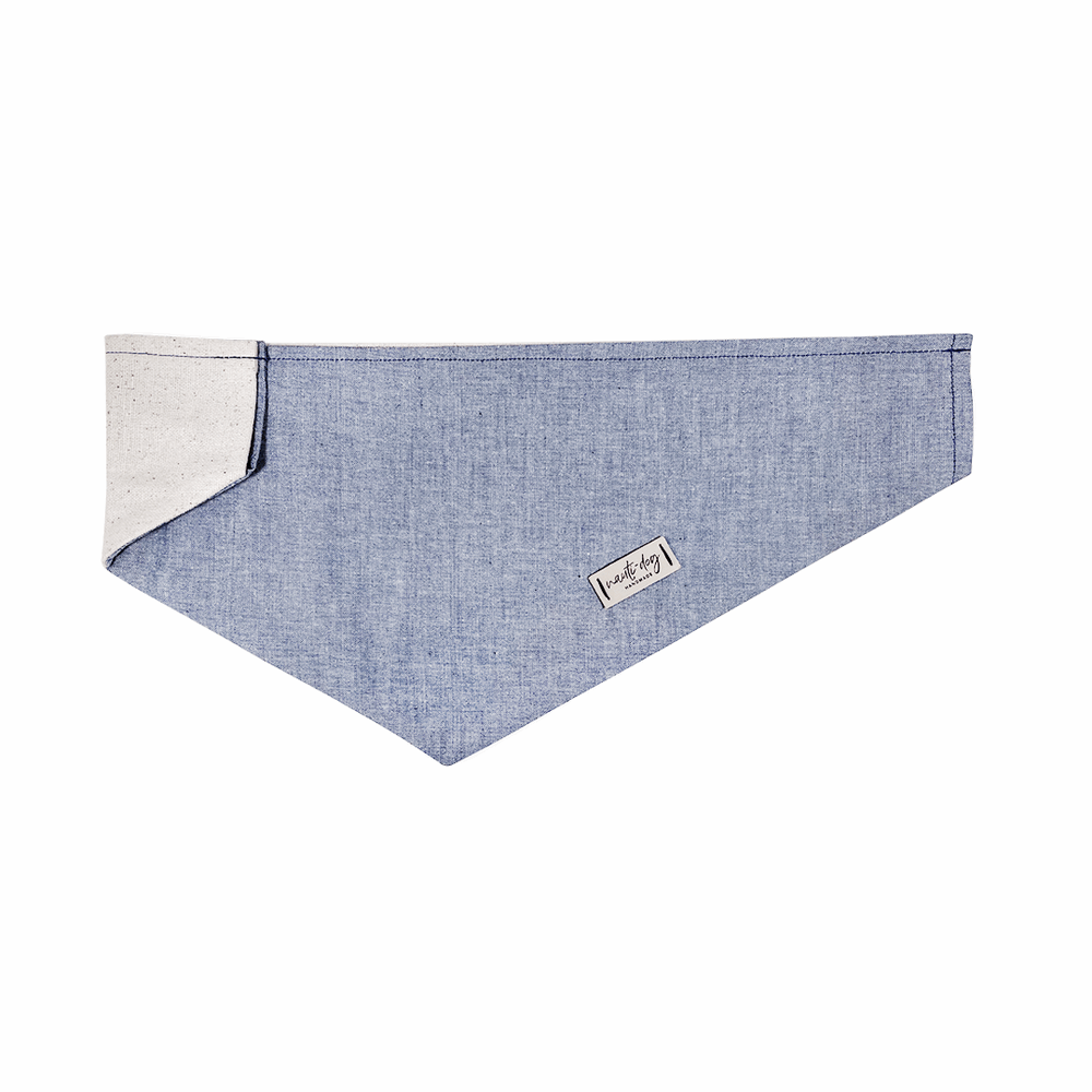Chambray Classic Dog Bandana by NESTVALOR